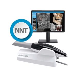 NewTom IOS Scanner og NNT software på monitor